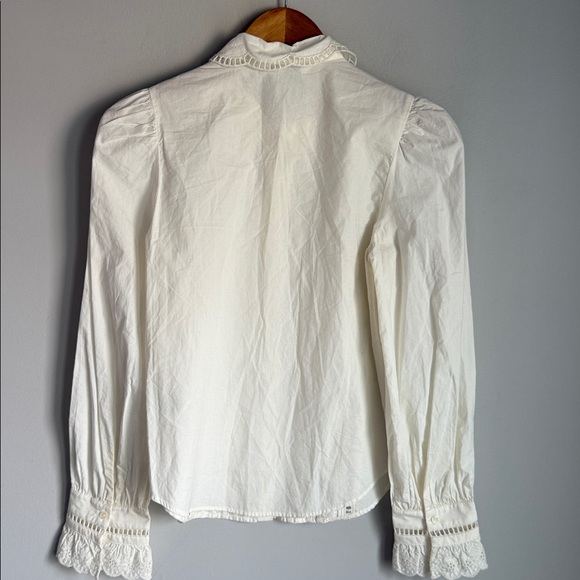 & OTHER STORIES Scalloped Blouse 0 - Picture 3 of 10